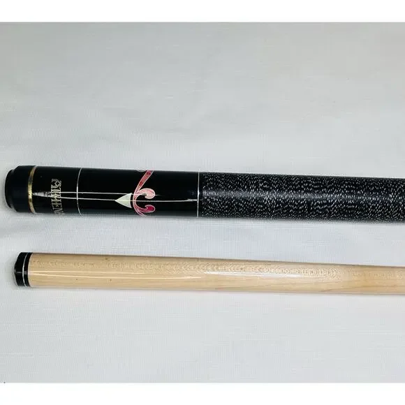 Athena Two Piece 58.5 in. Billiards Pool Cue Stick 20 Oz W/ Case Floral - Picture 5 of 8